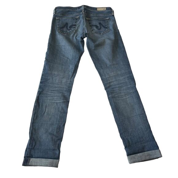 AG Adriano Goldschmied Womens Size 25 Stilt Roll Up Jeans Blue Denim Stretch - Picture 2 of 9